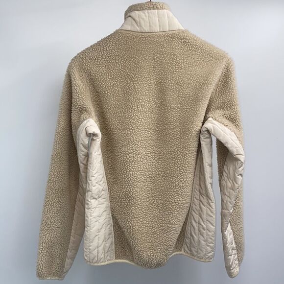 Patagonia Sherpa Jacket Women’s Size Small Tan Color - Picture 6 of 10